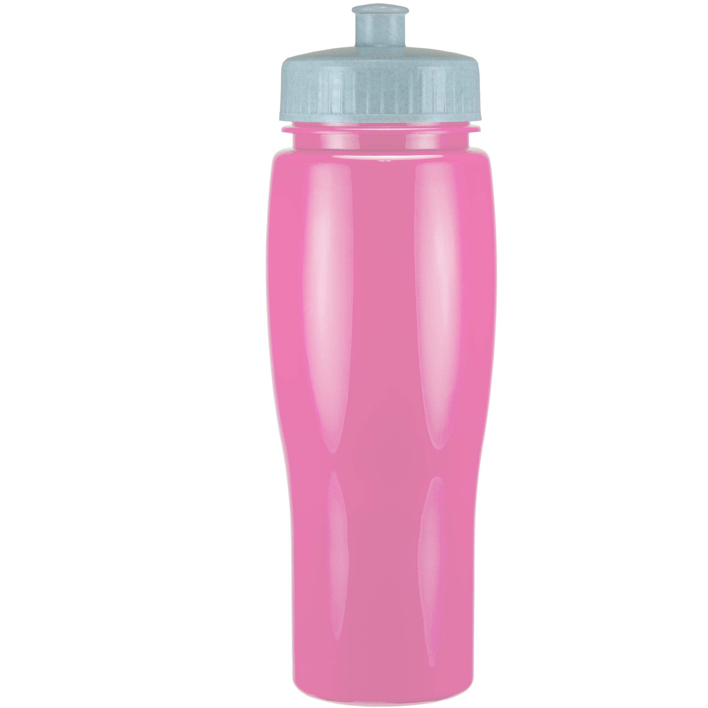 Picture of 24 Oz Contour Bottle w/ Push Pull Lid - Solid Colors