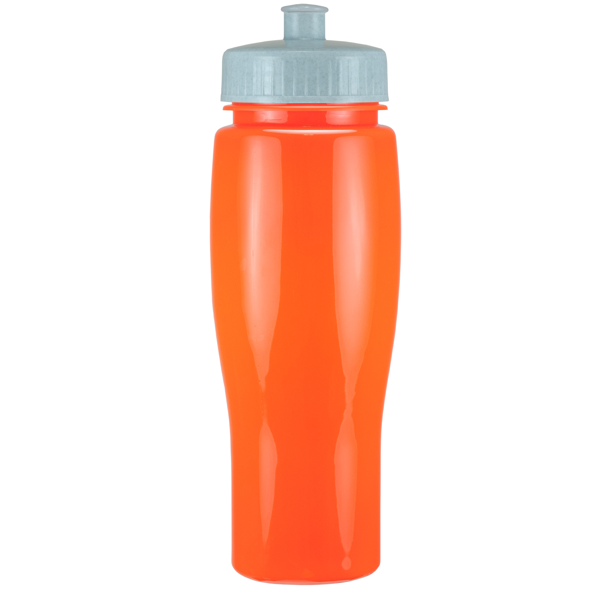 Picture of 24 Oz Contour Bottle w/ Push Pull Lid - Solid Colors
