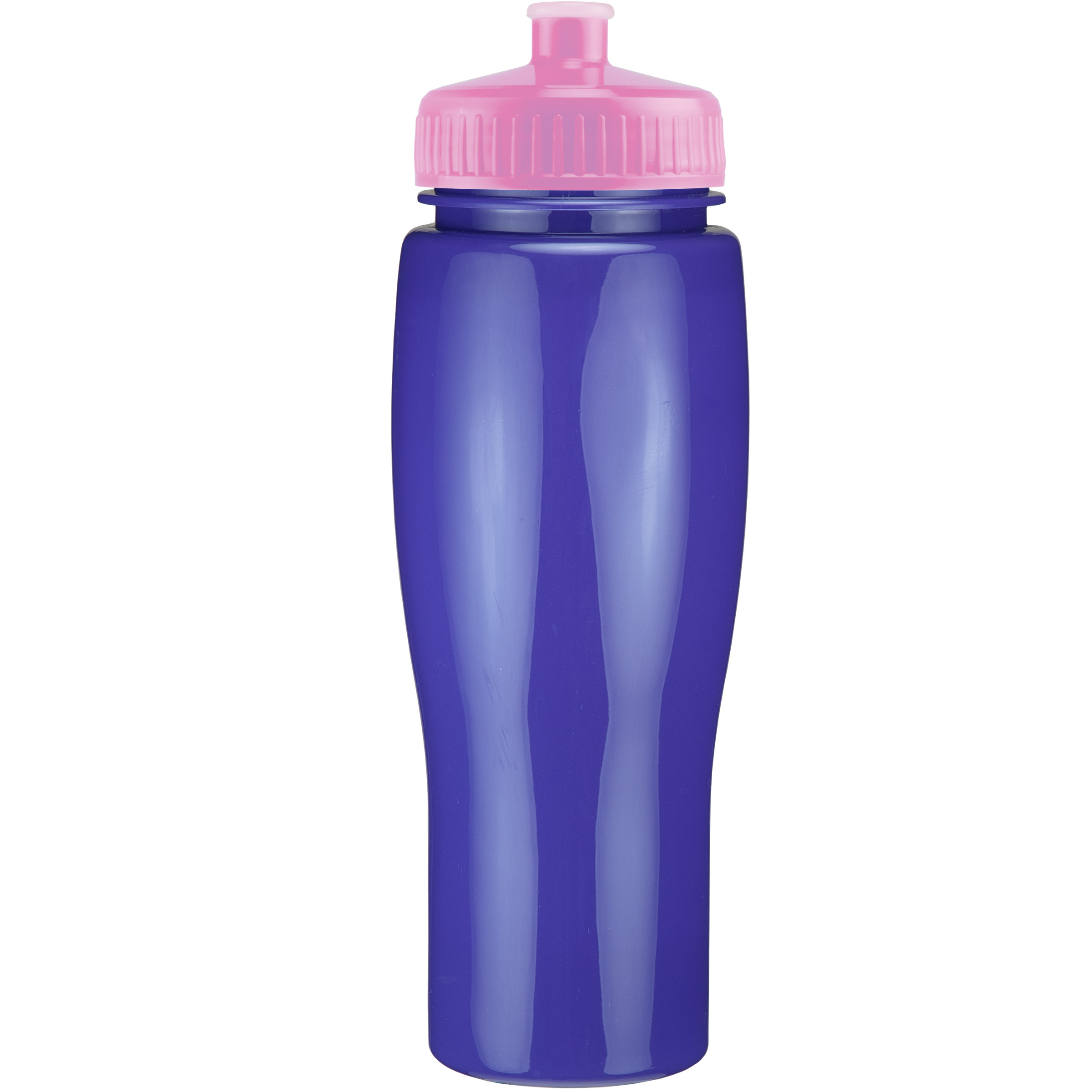 Picture of 24 Oz Contour Bottle w/ Push Pull Lid - Solid Colors