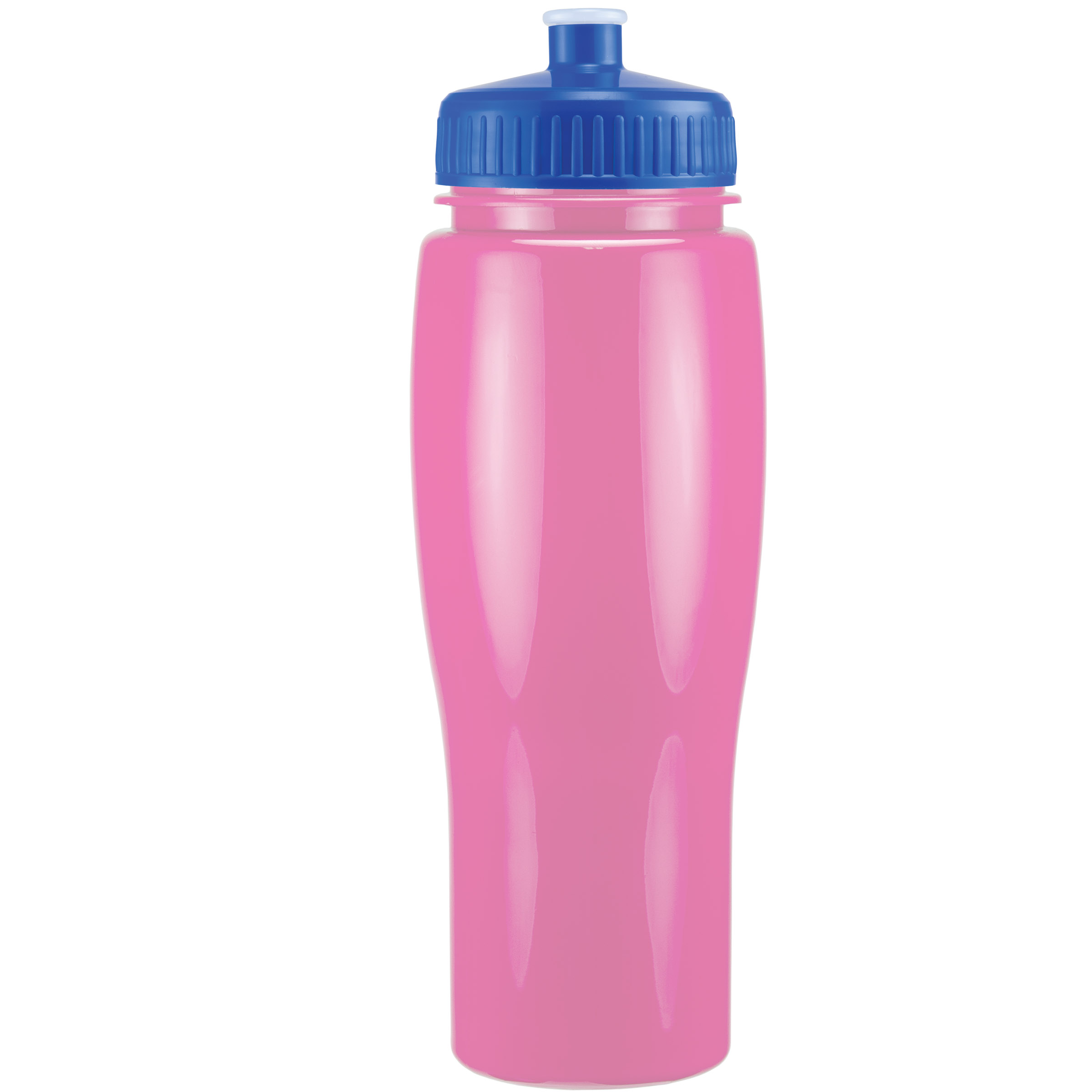 Picture of 24 Oz Contour Bottle w/ Push Pull Lid - Solid Colors