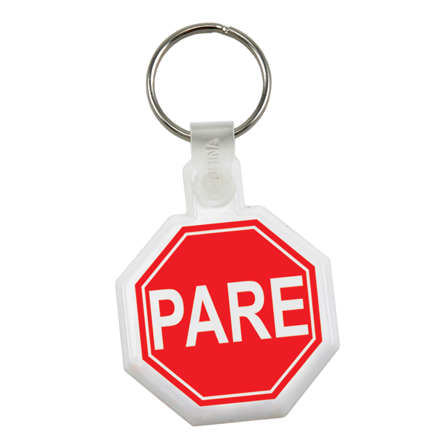 Picture of Soft Squeezable Key Tag (Stop Sign)