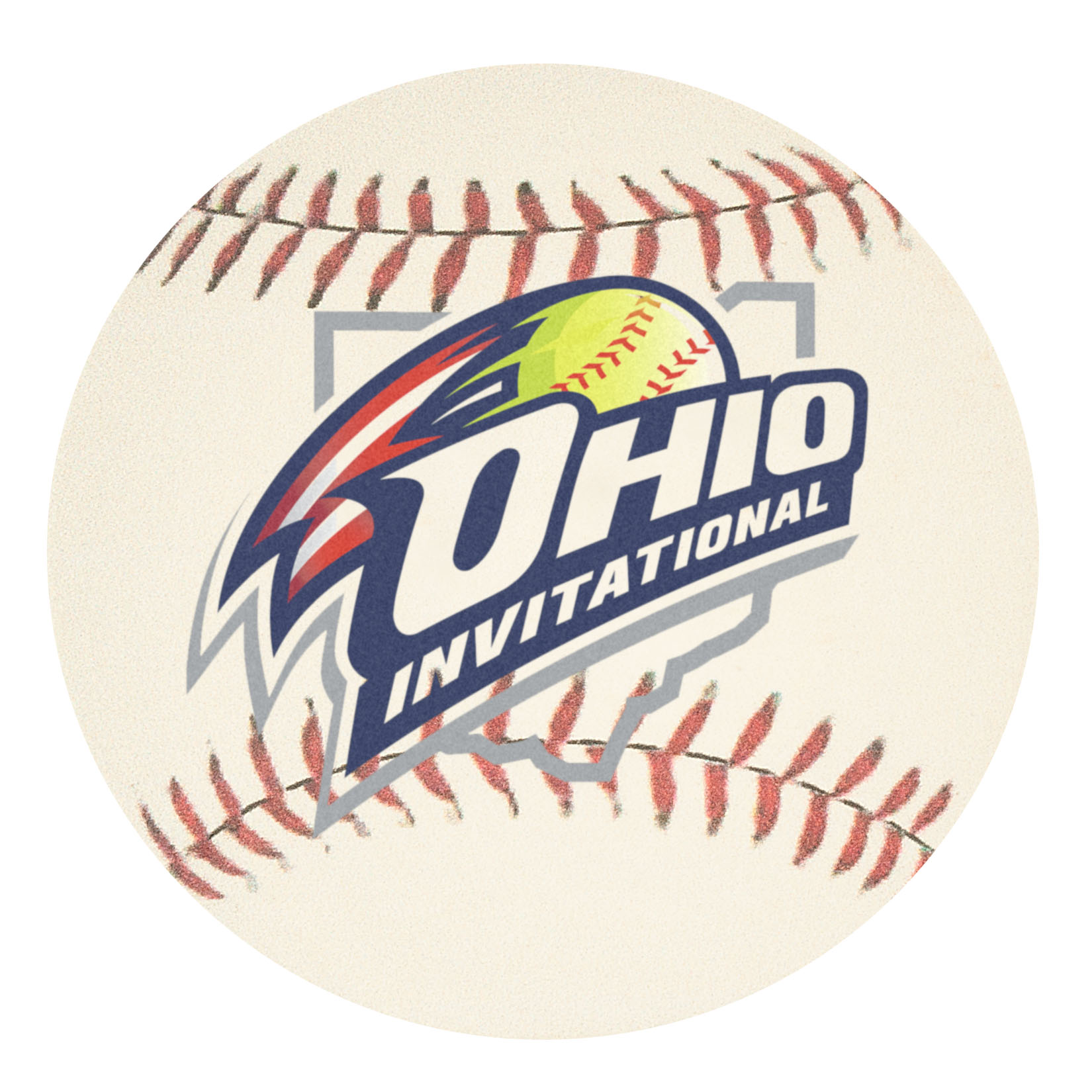 Picture of Full Color Process 60 Point Baseball Pulp Board Coaster