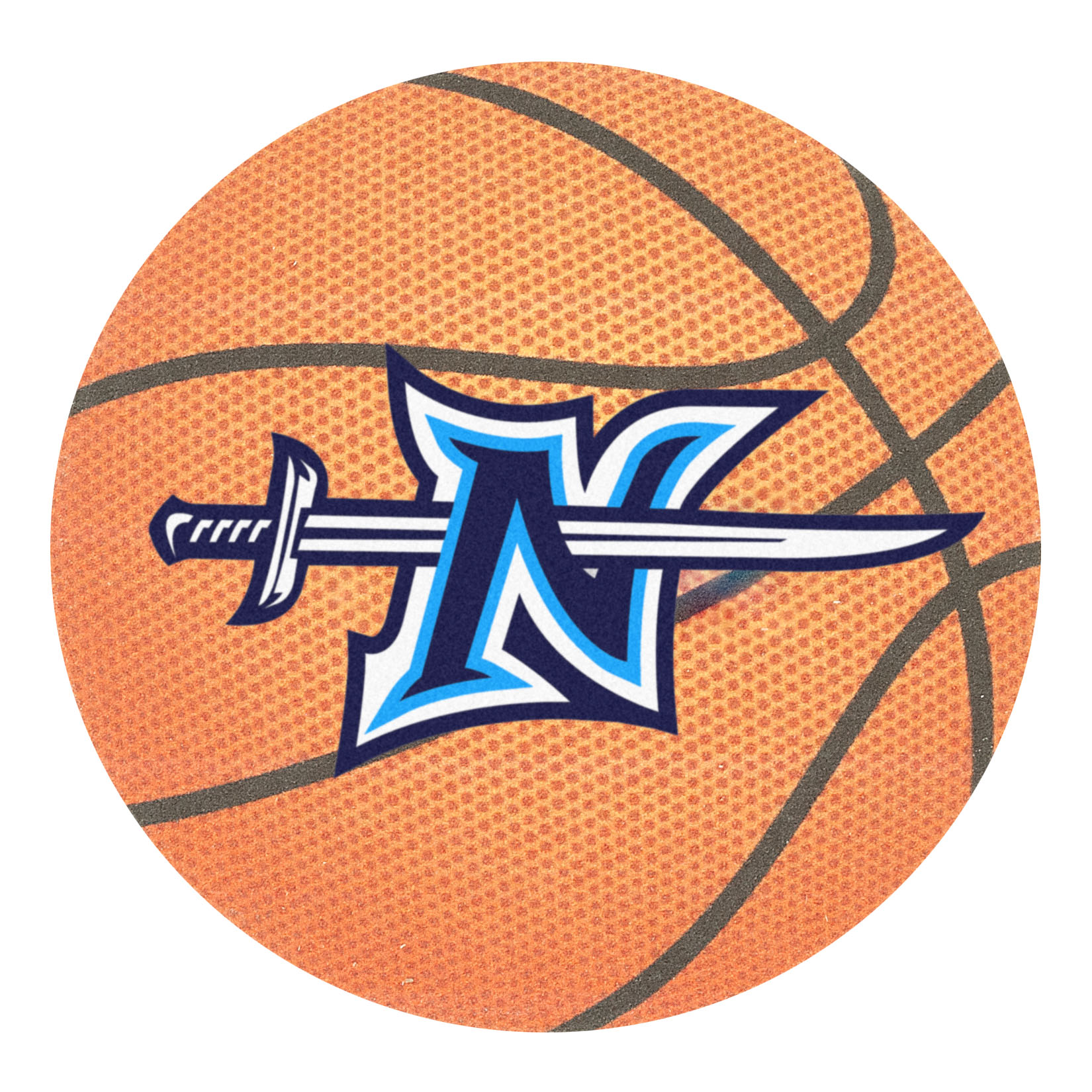 Picture of Full Color Process 40 Point Basketball Pulp Board Coaster