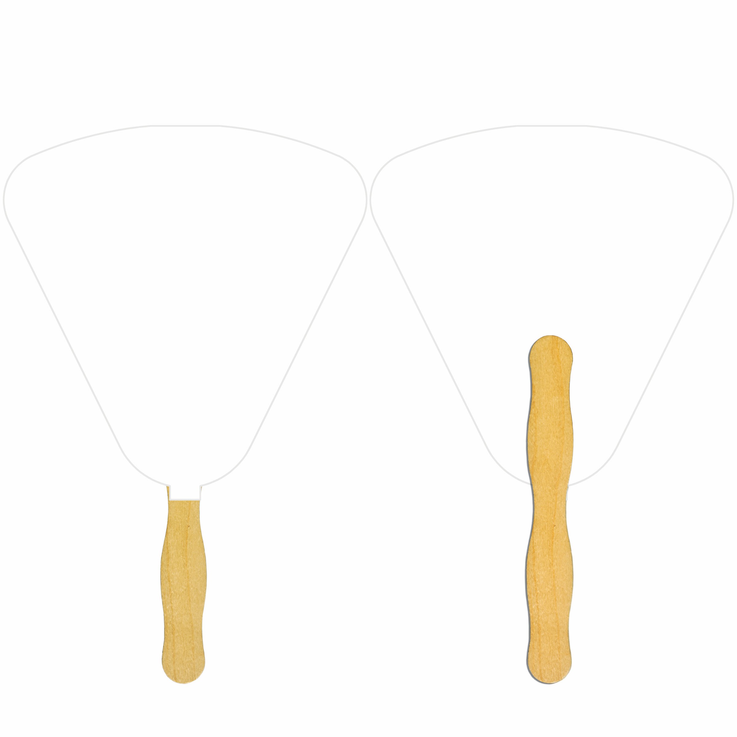 Picture of Seashell Glued Hand Fan (1 Side/ 1 imprint color)