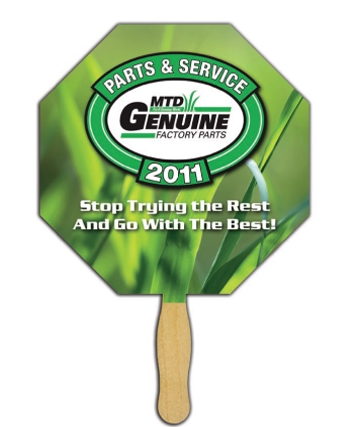Picture of Octagon Sandwiched Hand Fan (2 Side/ Four Color Process)