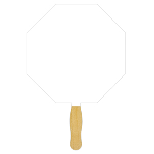 Picture of Octagon Sandwiched Hand Fan (2 Side/ Four Color Process)