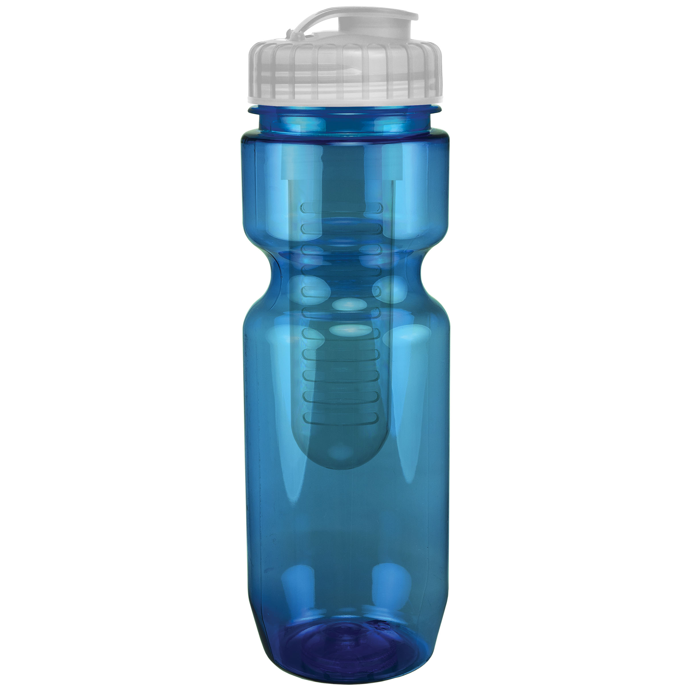 Picture of 22 Oz Translucent Bike Bottle with Infuser