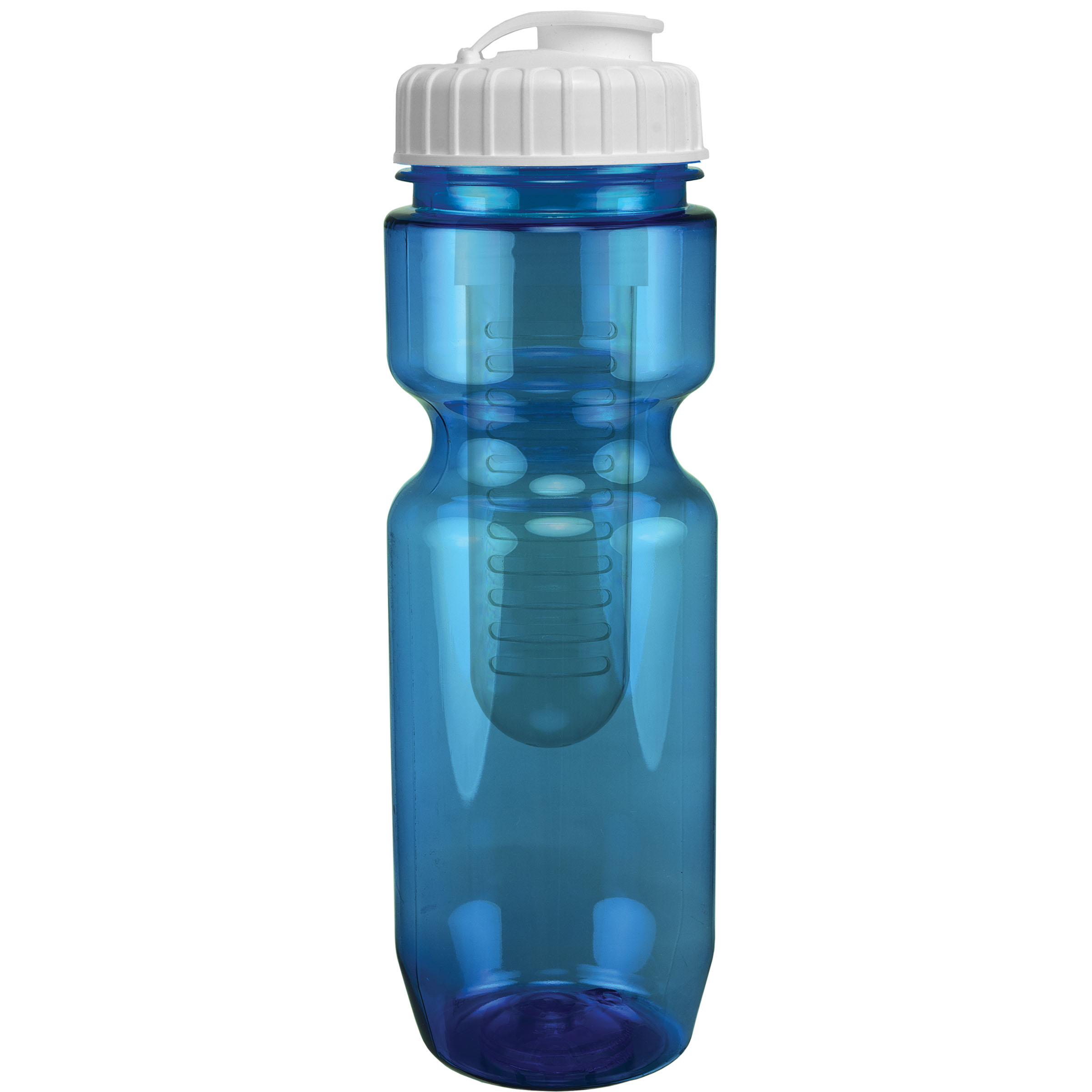 Picture of 22 Oz Translucent Bike Bottle with Infuser