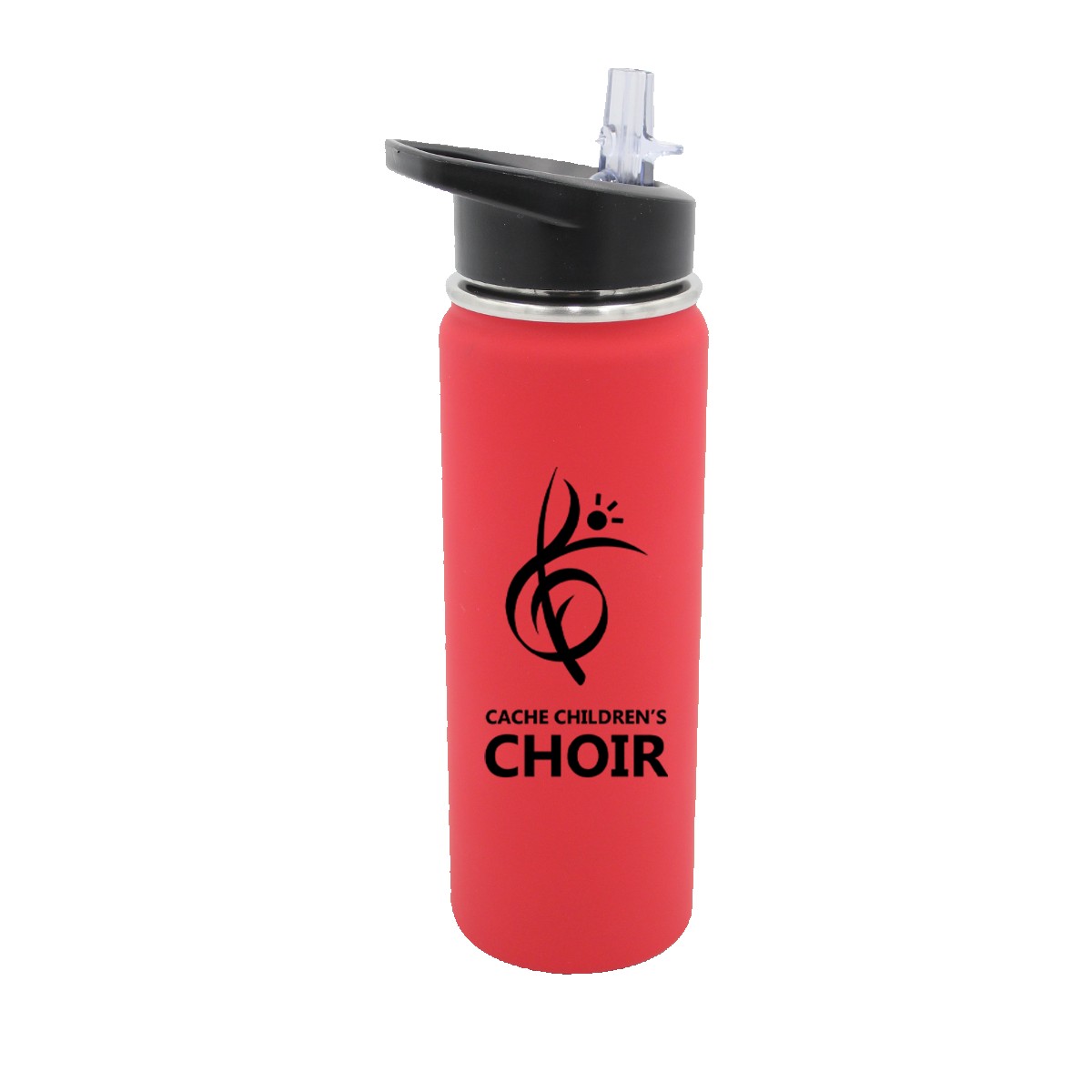 Picture of 20 Oz. Halcyon® Sports Bottle w/Flip Straw Lid