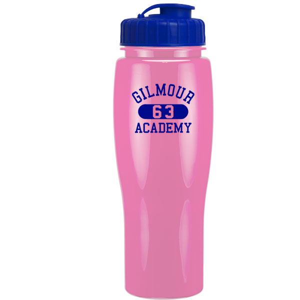 Picture of 24 Oz. Contour Bottle w/ Flip Top Lid - Solid Colors