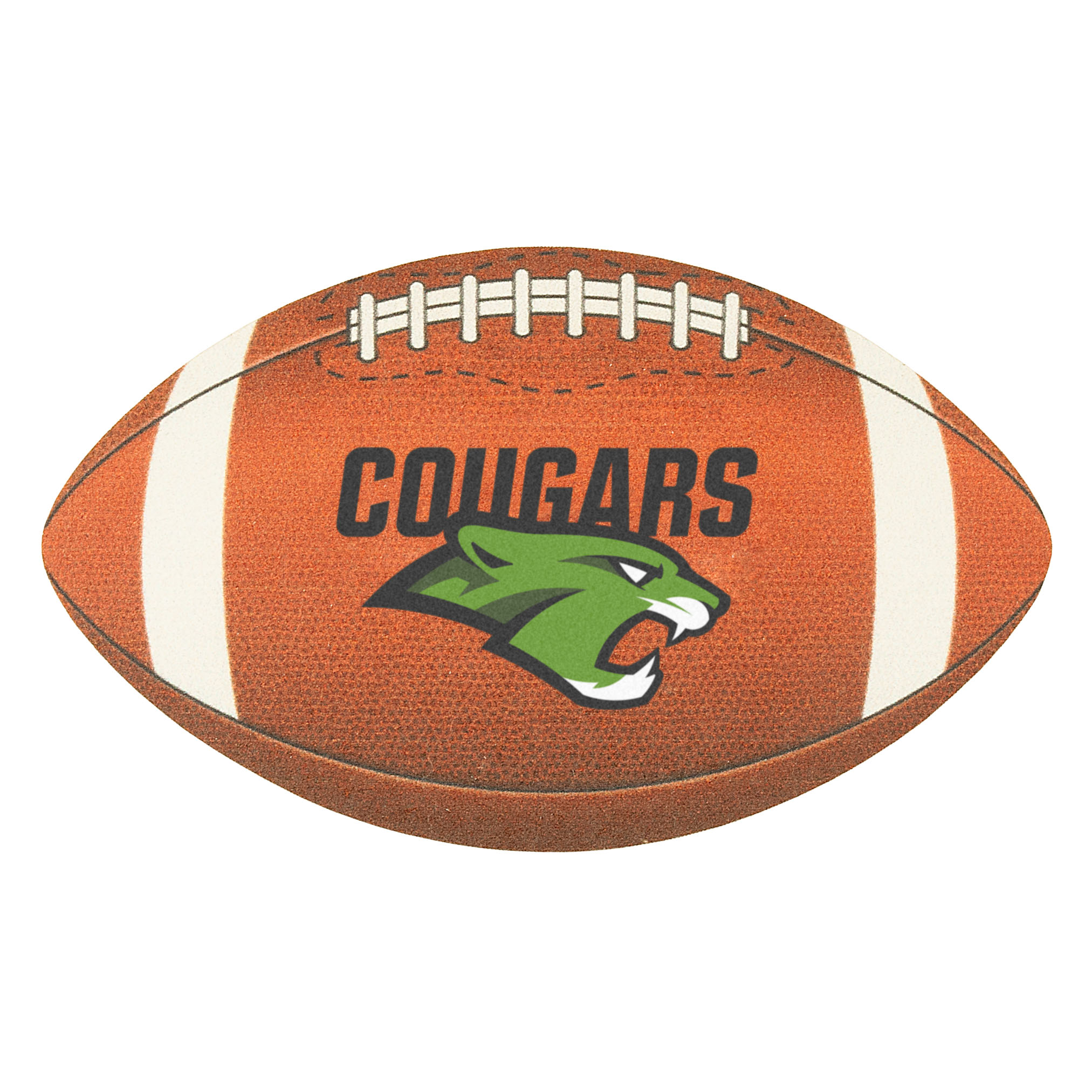 Picture of Full Color Process 60 Point Football Pulp Board Coaster