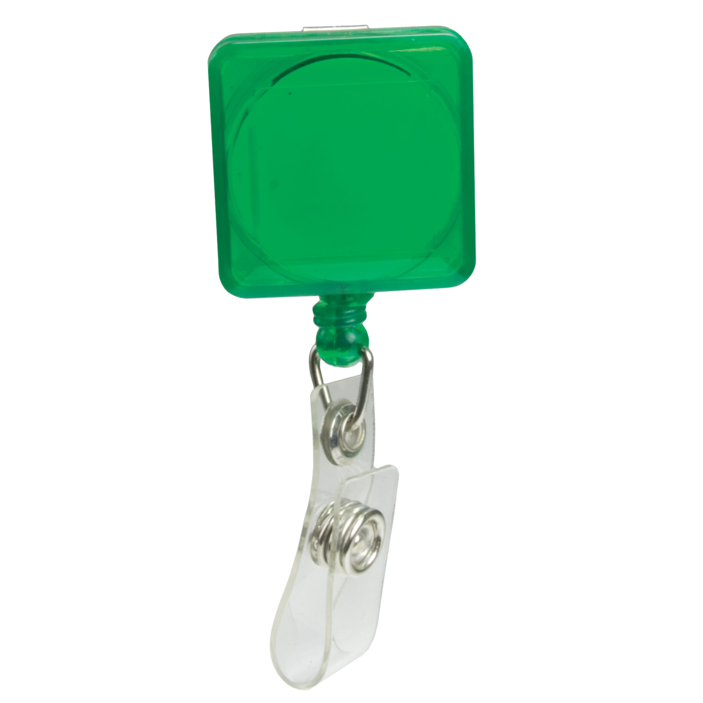 Picture of Pad Printed Retractable Badge Holder (Square w/ Slip on Clip)