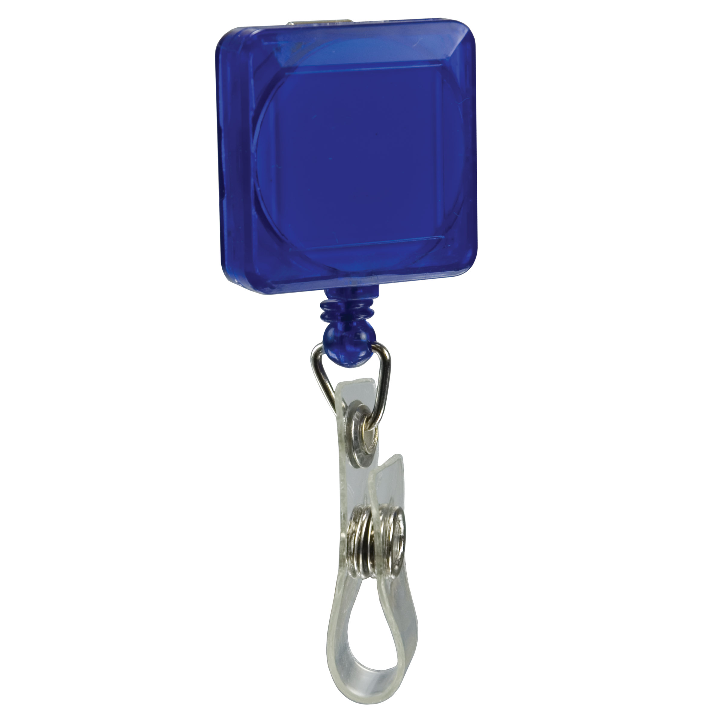 Picture of Pad Printed Retractable Badge Holder (Square w/ Slip on Clip)