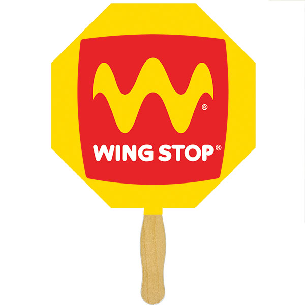 Picture of Octagon Sandwiched Hand Fan (2 Side/1 Imprint Color)
