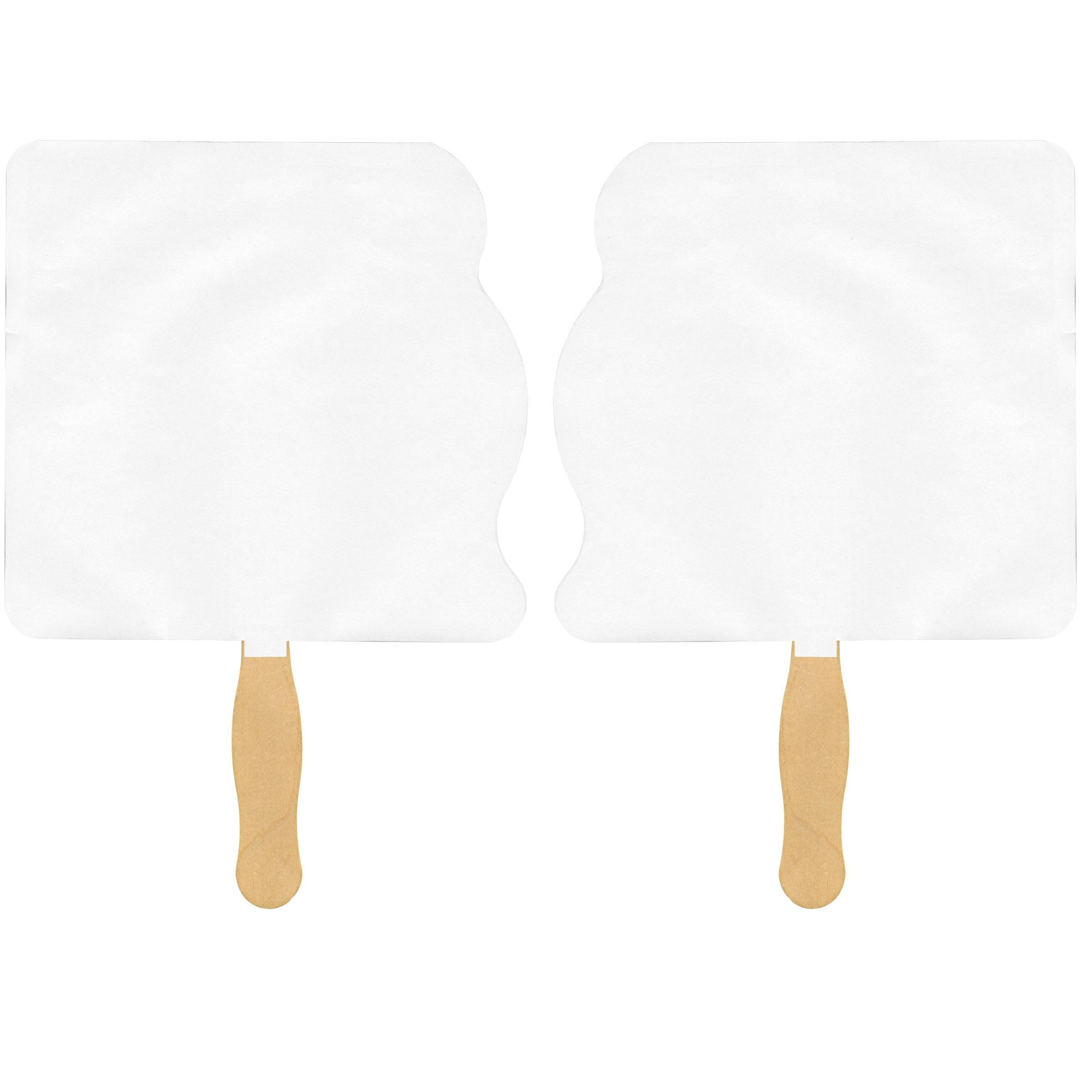 Picture of Flag Sandwiched Hand Fan (2 Side/ Front Stock Flag - Back 1 Spot Color)