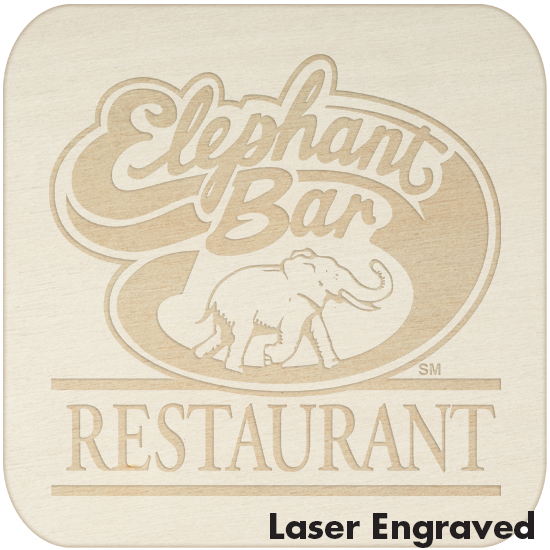 Picture of Square Wood Coaster
