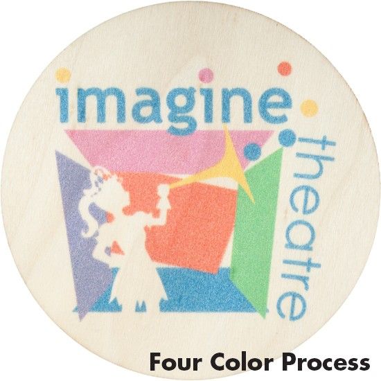 Picture of Round Wood Coaster