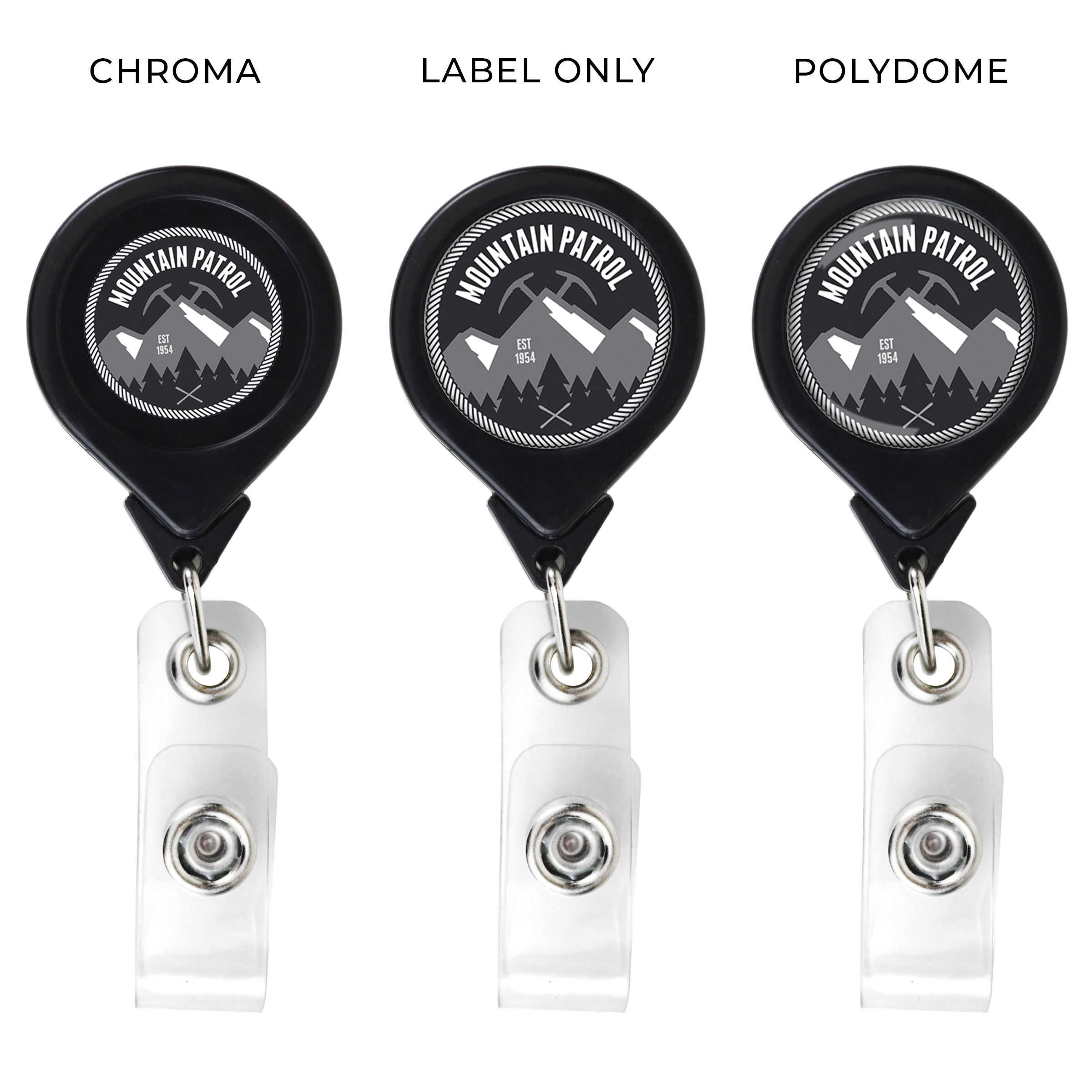 Picture of "Best" Round Retractable Badge Reel