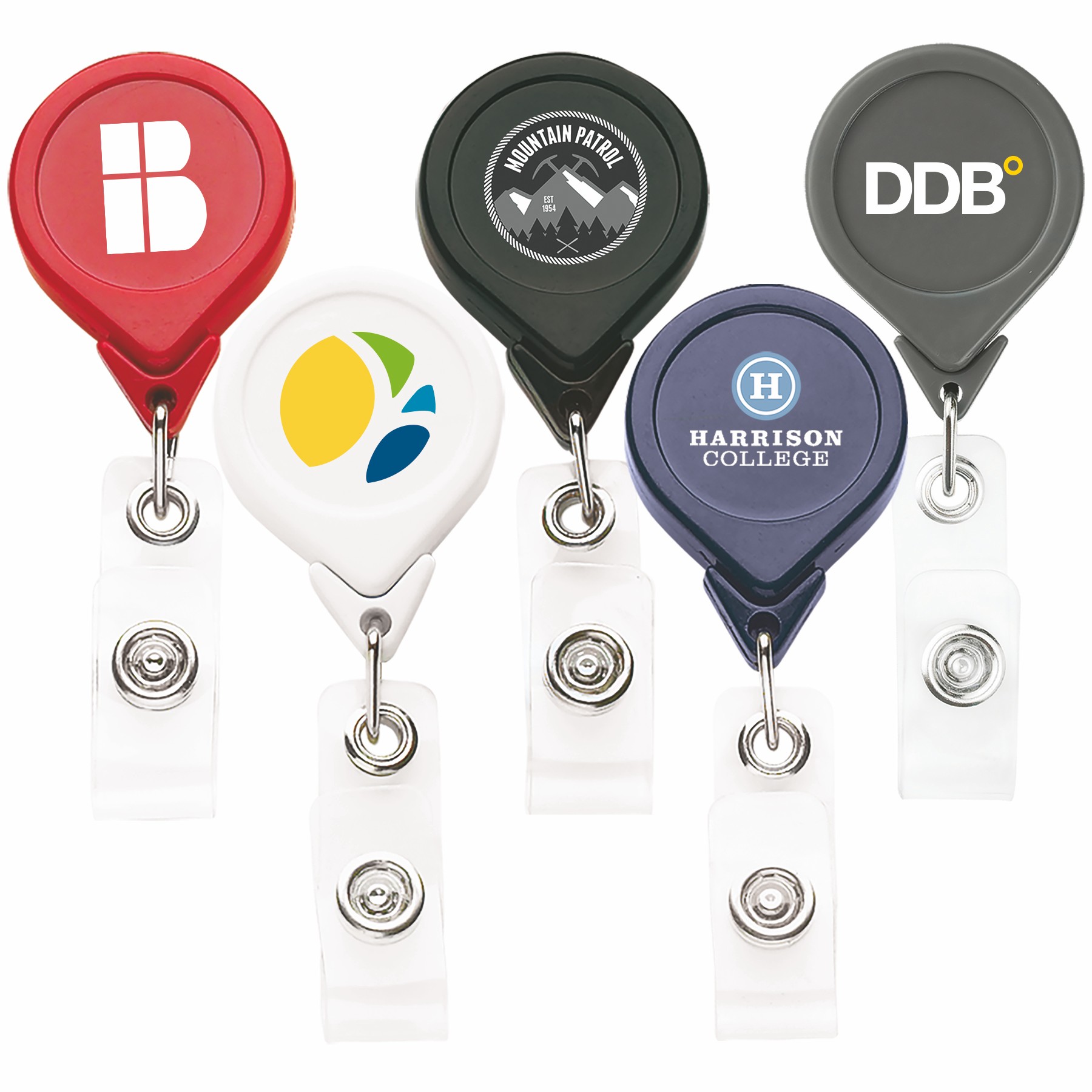 Picture of "Best" Round Retractable Badge Reel