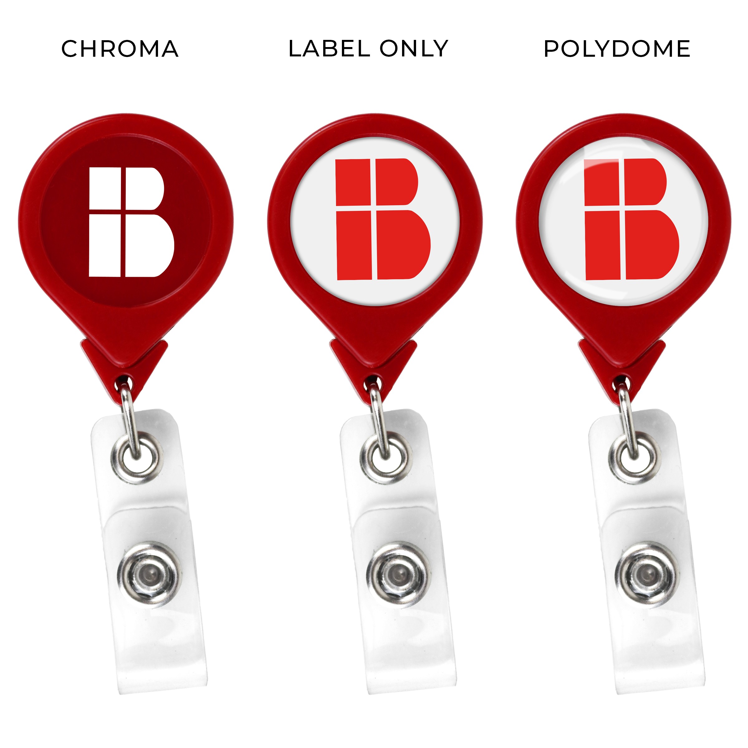 Picture of "Best" Round Retractable Badge Reel