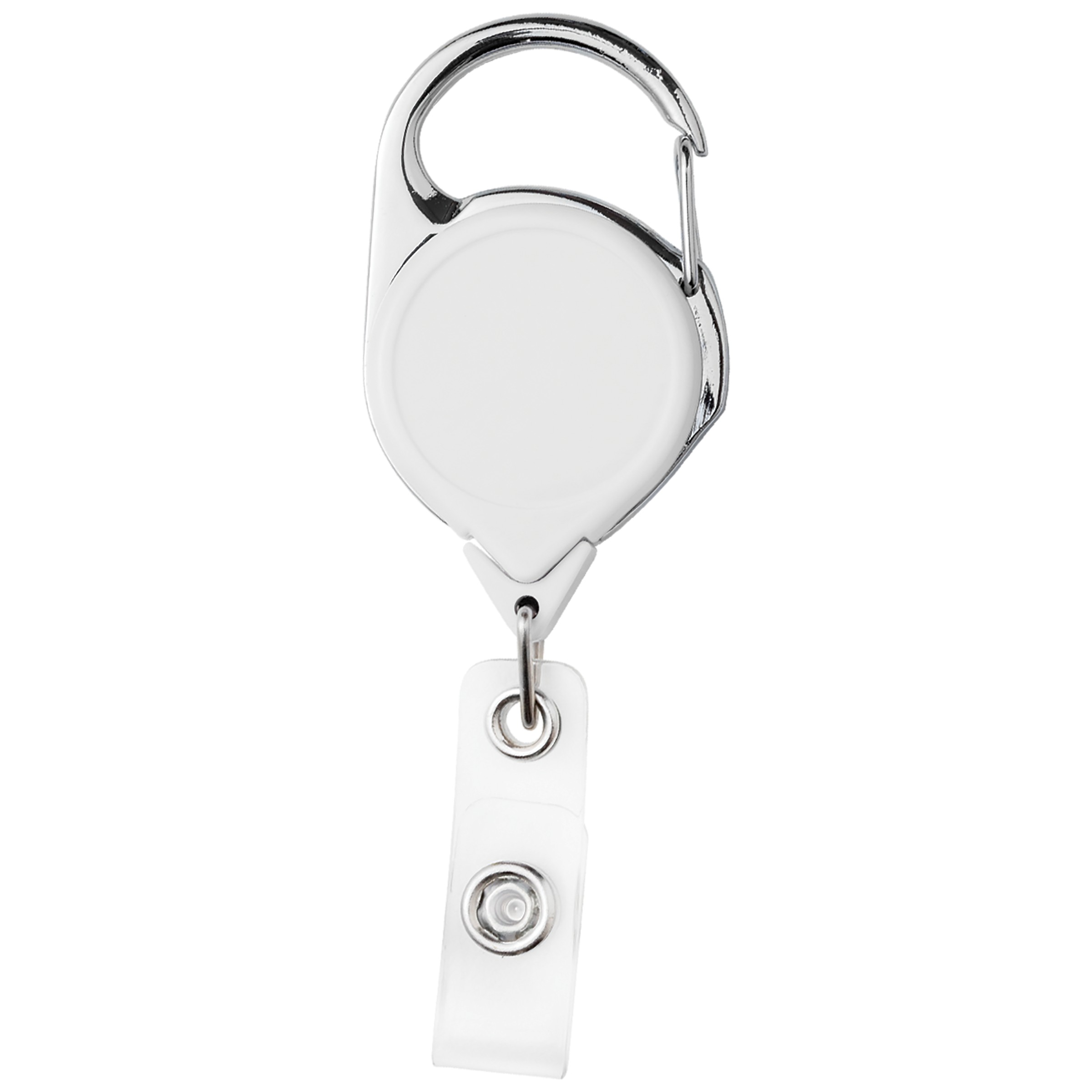 Picture of Carabiner Retractable Badge Reel w/belt clip, solid color