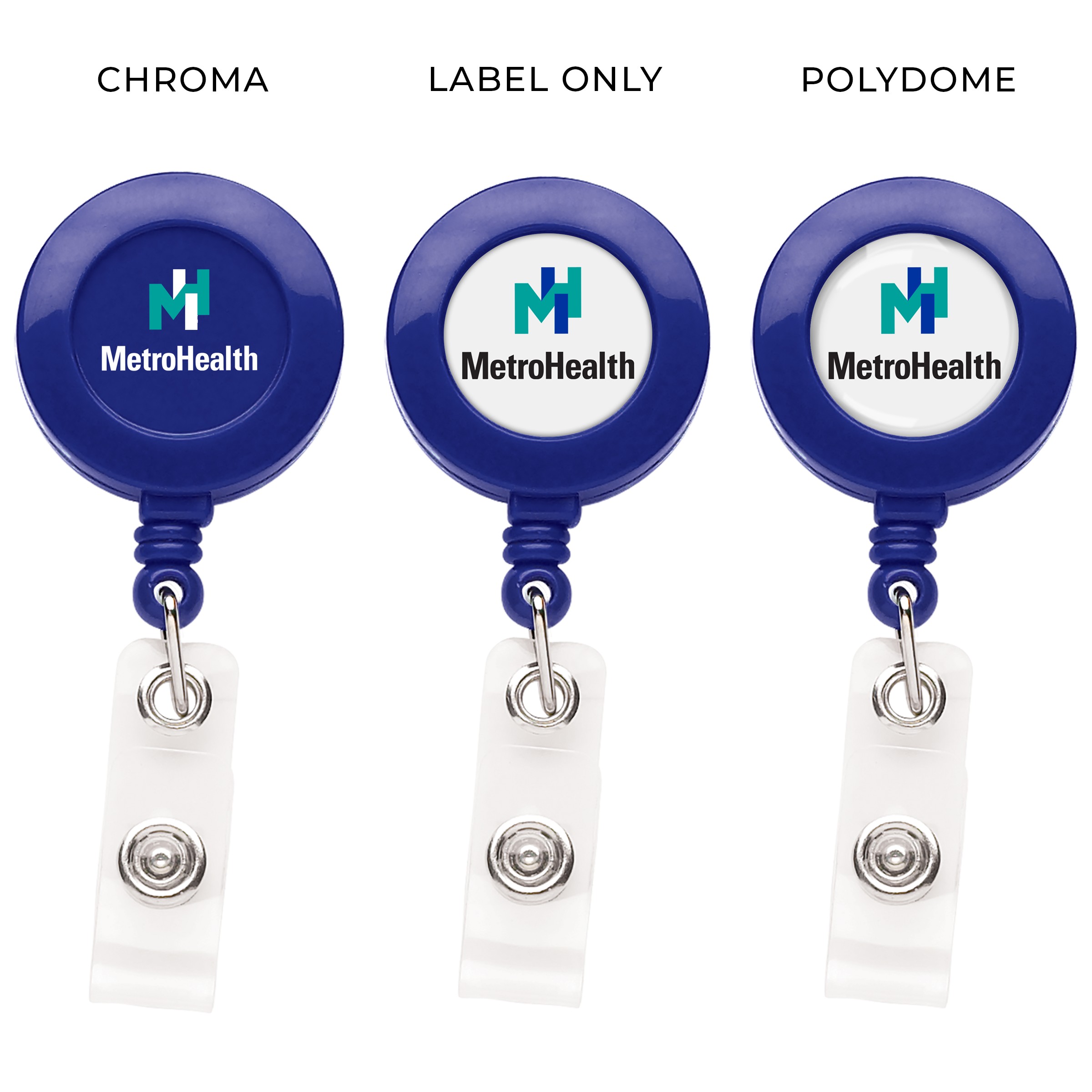Picture of "Good" Round Retractable Badge Reel