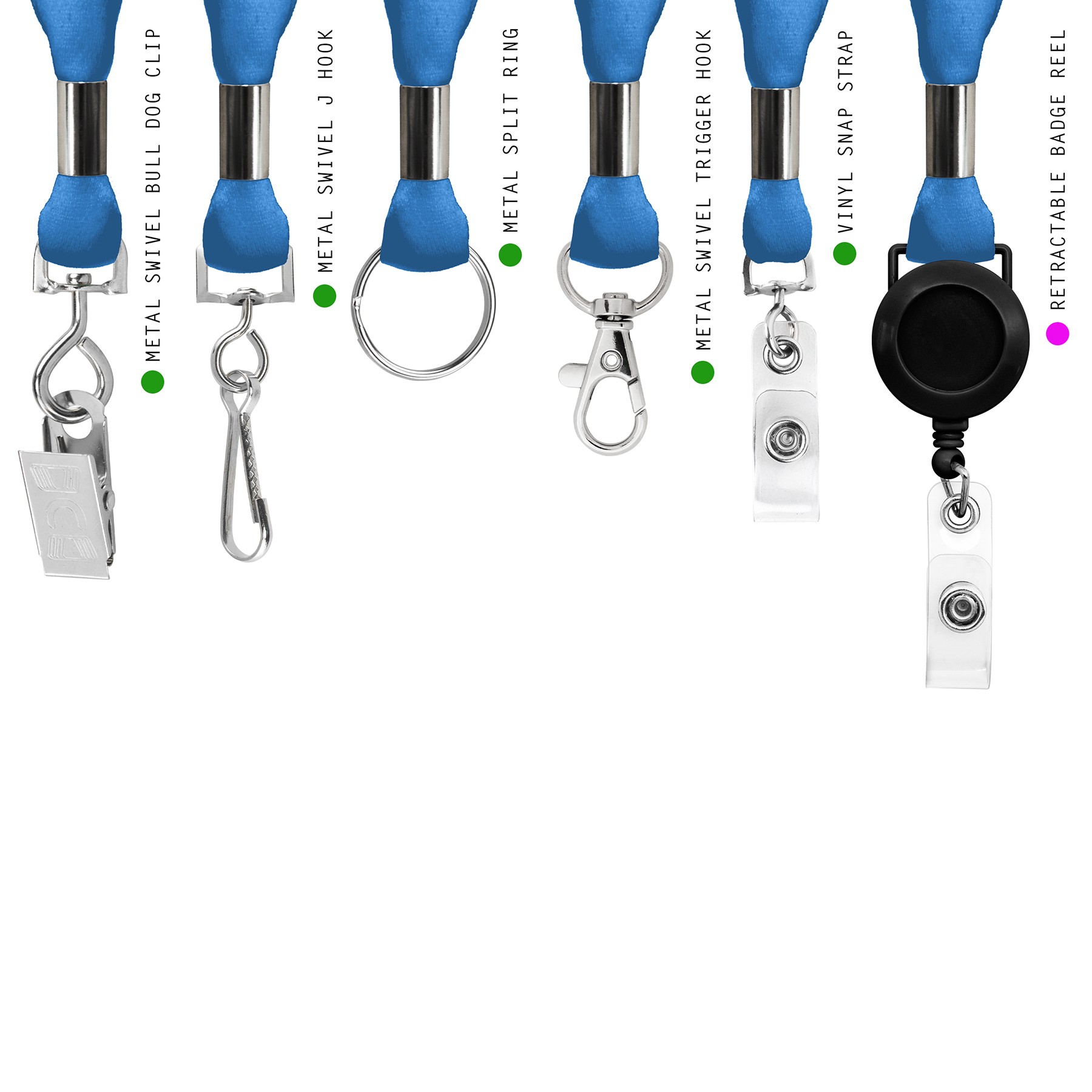 Picture of 5/8" or 3/4" Made in USA Dye Sublimation Lanyards