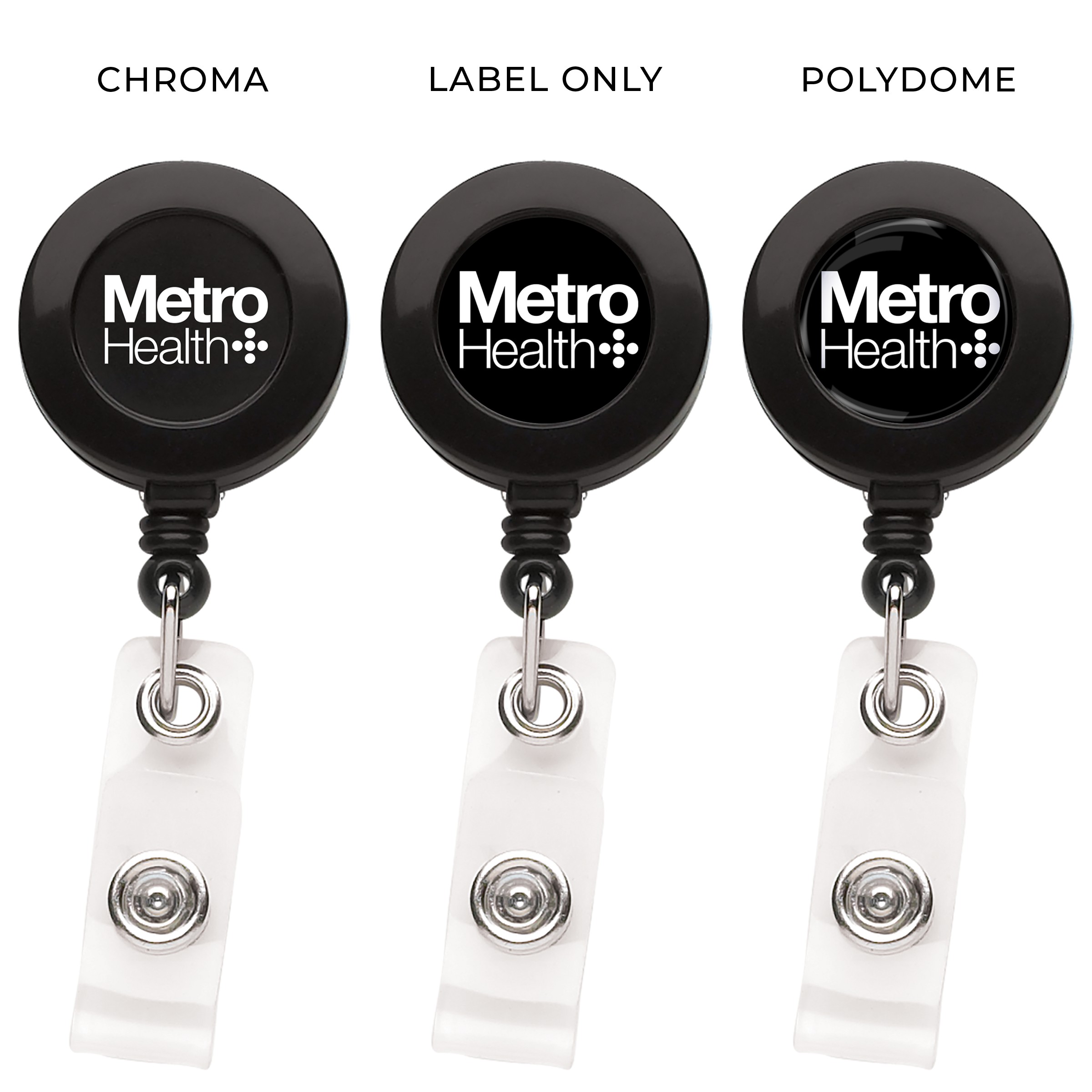 Picture of "Better" Round Retractable Badge Reel