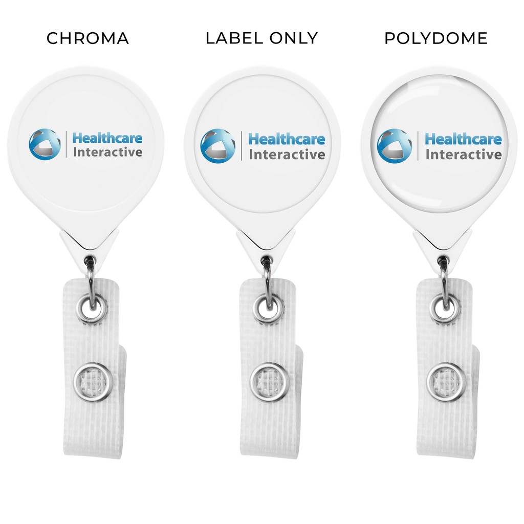 Picture of Jumbo Anti-Microbial Round Retractable Badge Reel