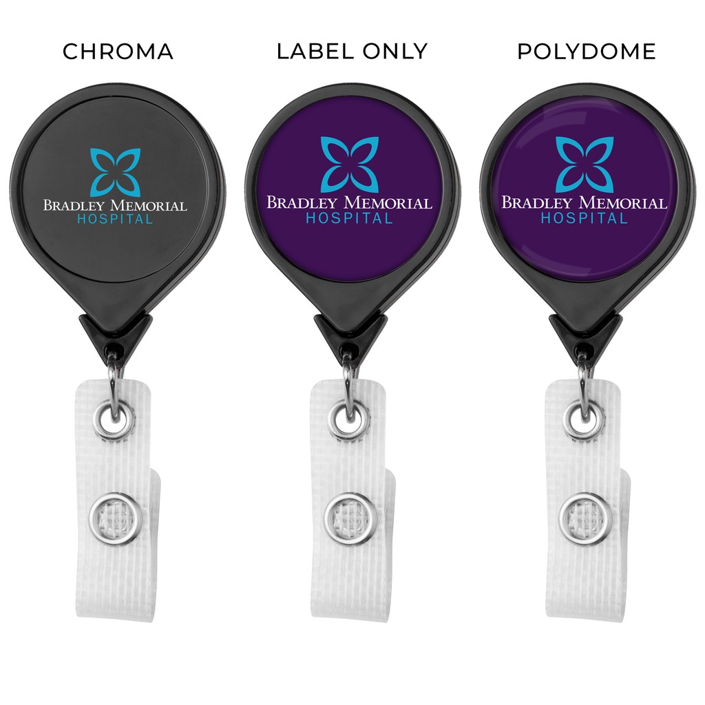 Picture of Jumbo Anti-Microbial Round Retractable Badge Reel