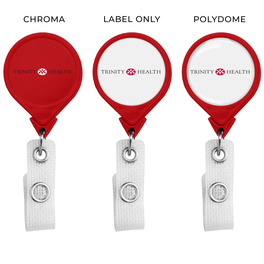 Picture of Jumbo Anti-Microbial Round Retractable Badge Reel