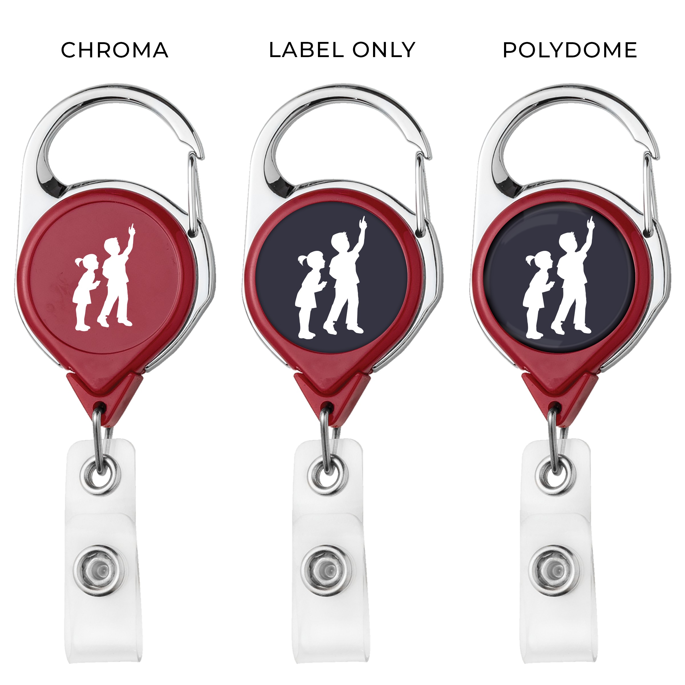 Picture of Carabiner Retractable Badge Reel