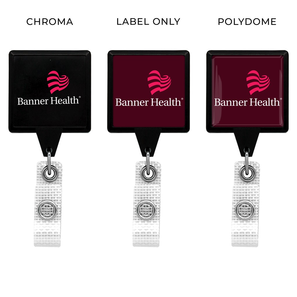 Picture of Jumbo Anti-Microbial Square Retractable Badge Reel