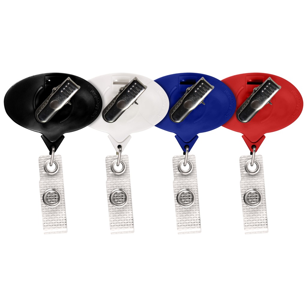 Picture of Jumbo Anti-Microbial Oval Retractable Badge Reel