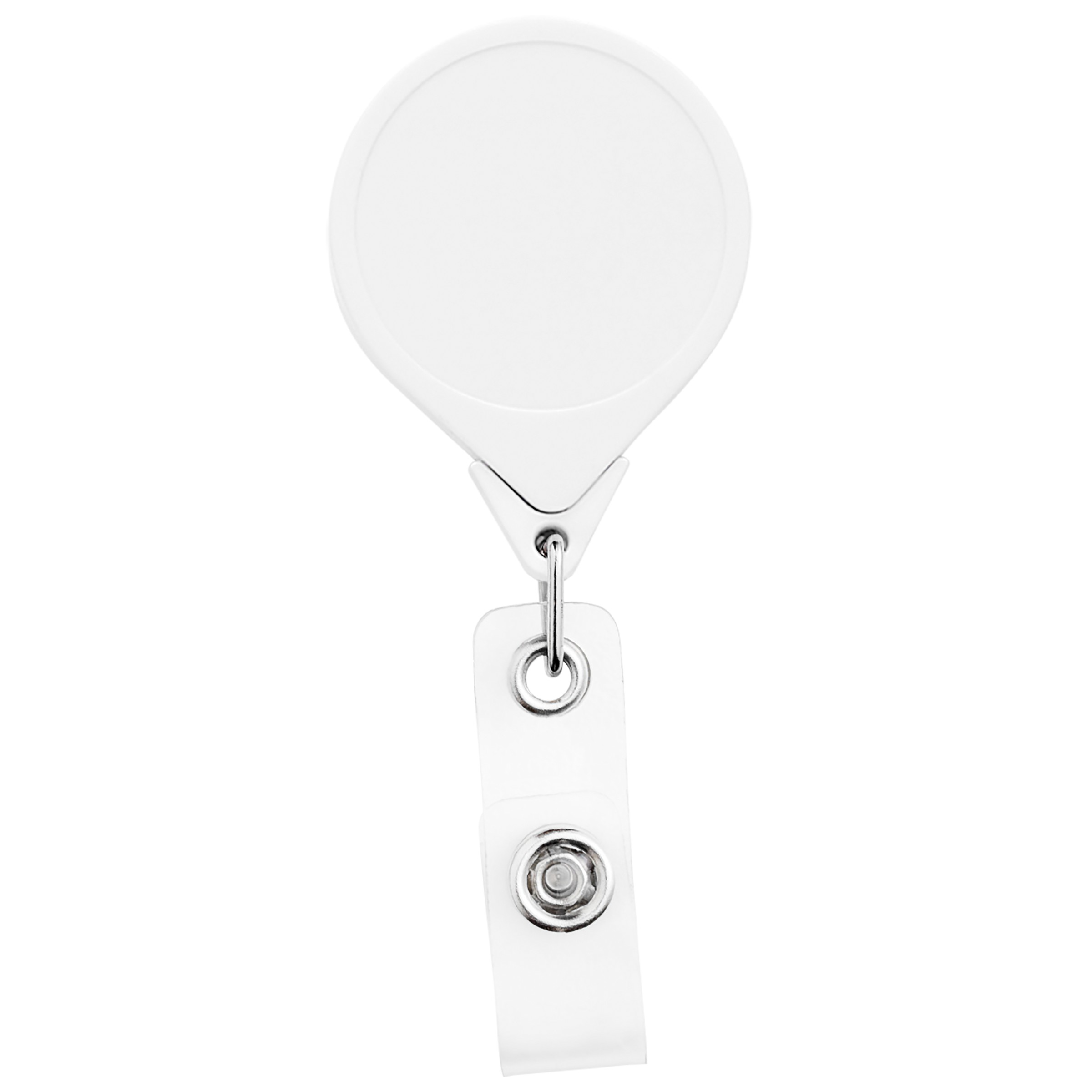 Picture of Jumbo Round Retractable Badge Reel, solid color