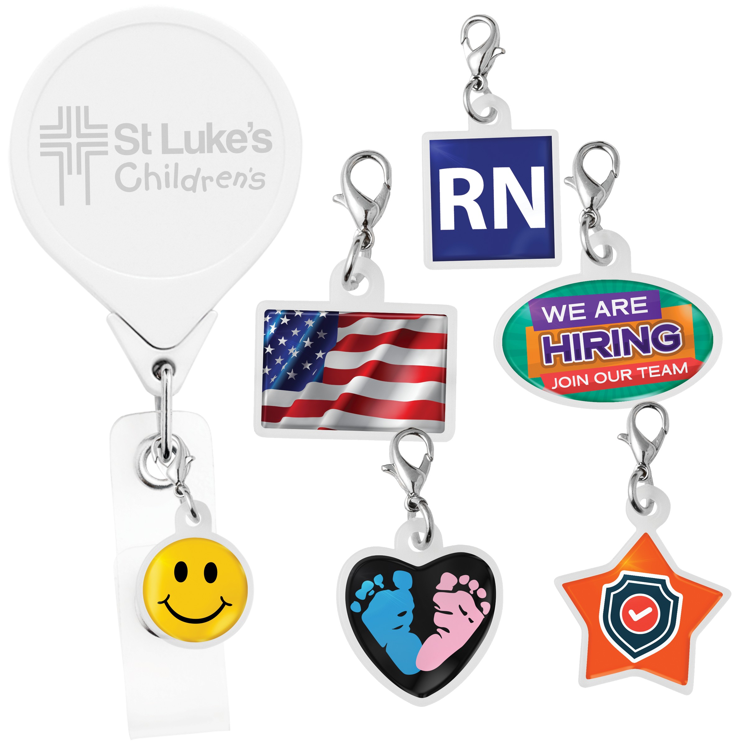 Picture of Badge Reel Charms