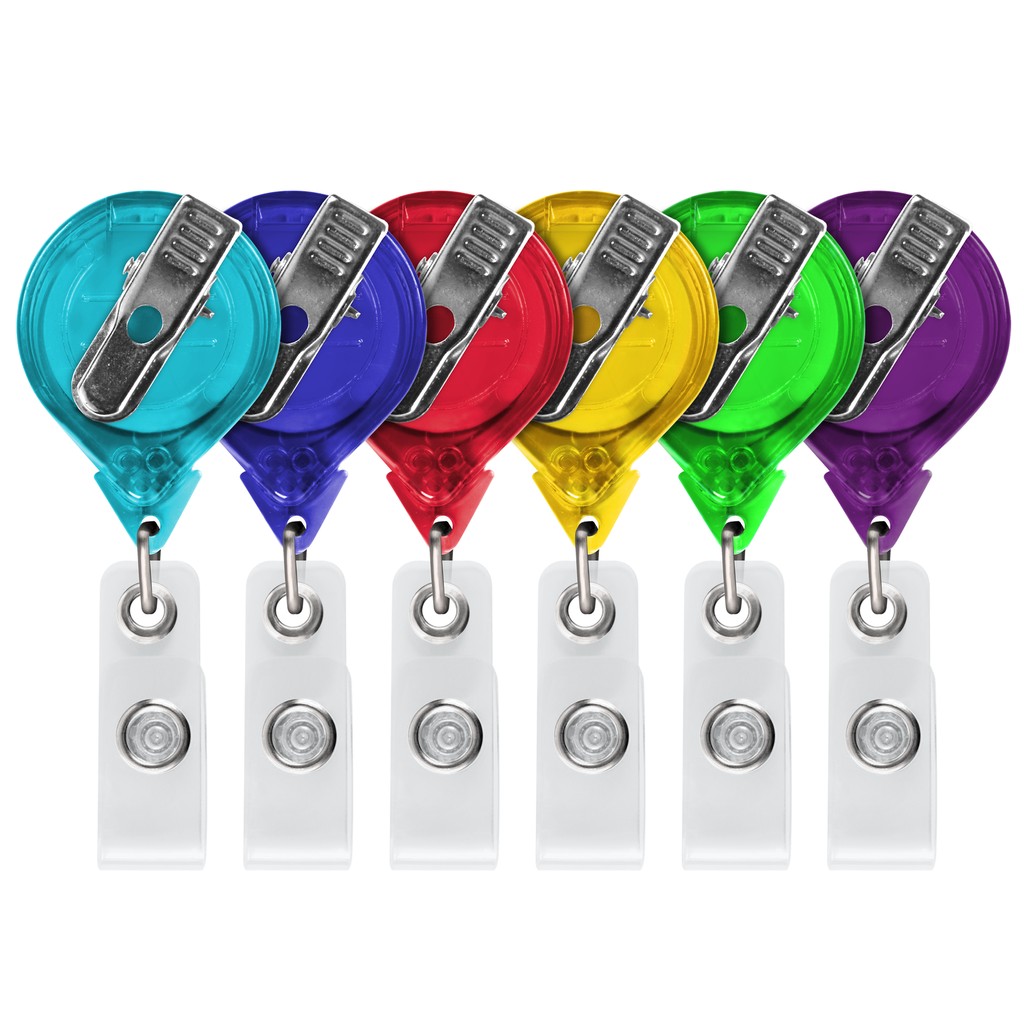 Picture of "Best" Translucent Round Retractable Badge Reel