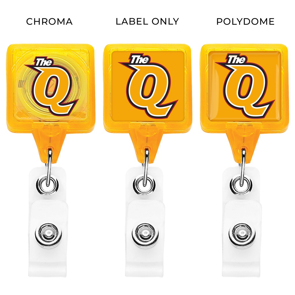Picture of "Best" Translucent Square Retractable Badge Reel