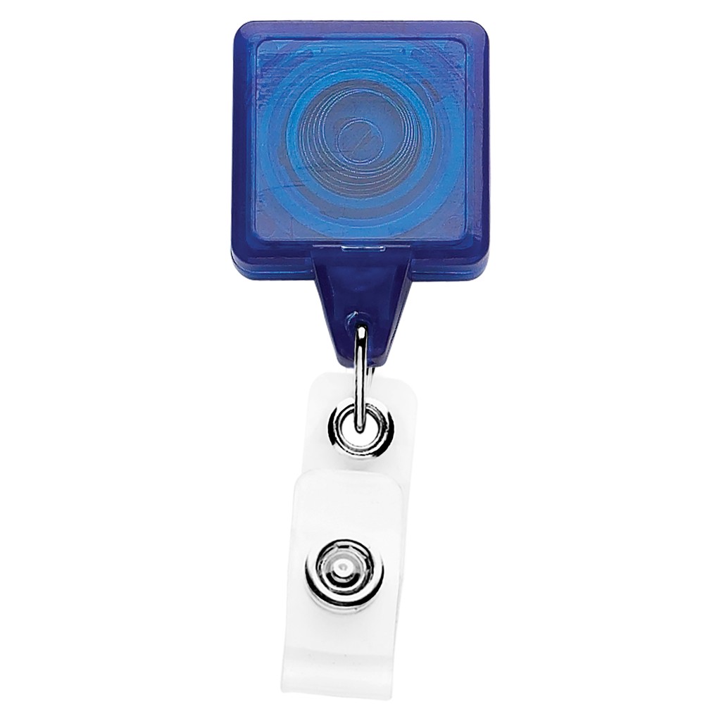 Picture of "Best" Translucent Square Retractable Badge Reel