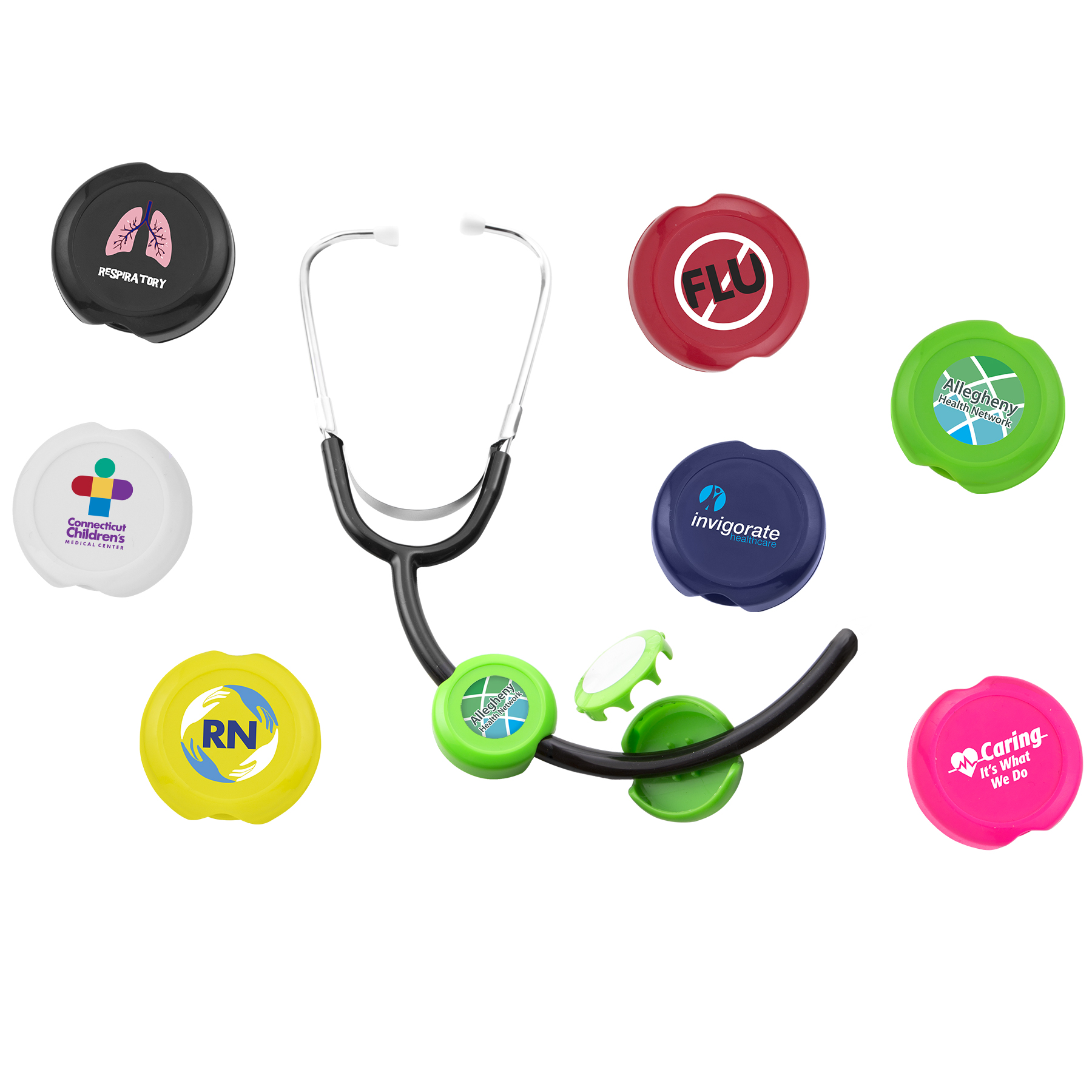 Picture of Anti-Microbial Saucer Stethoscope ID Tag