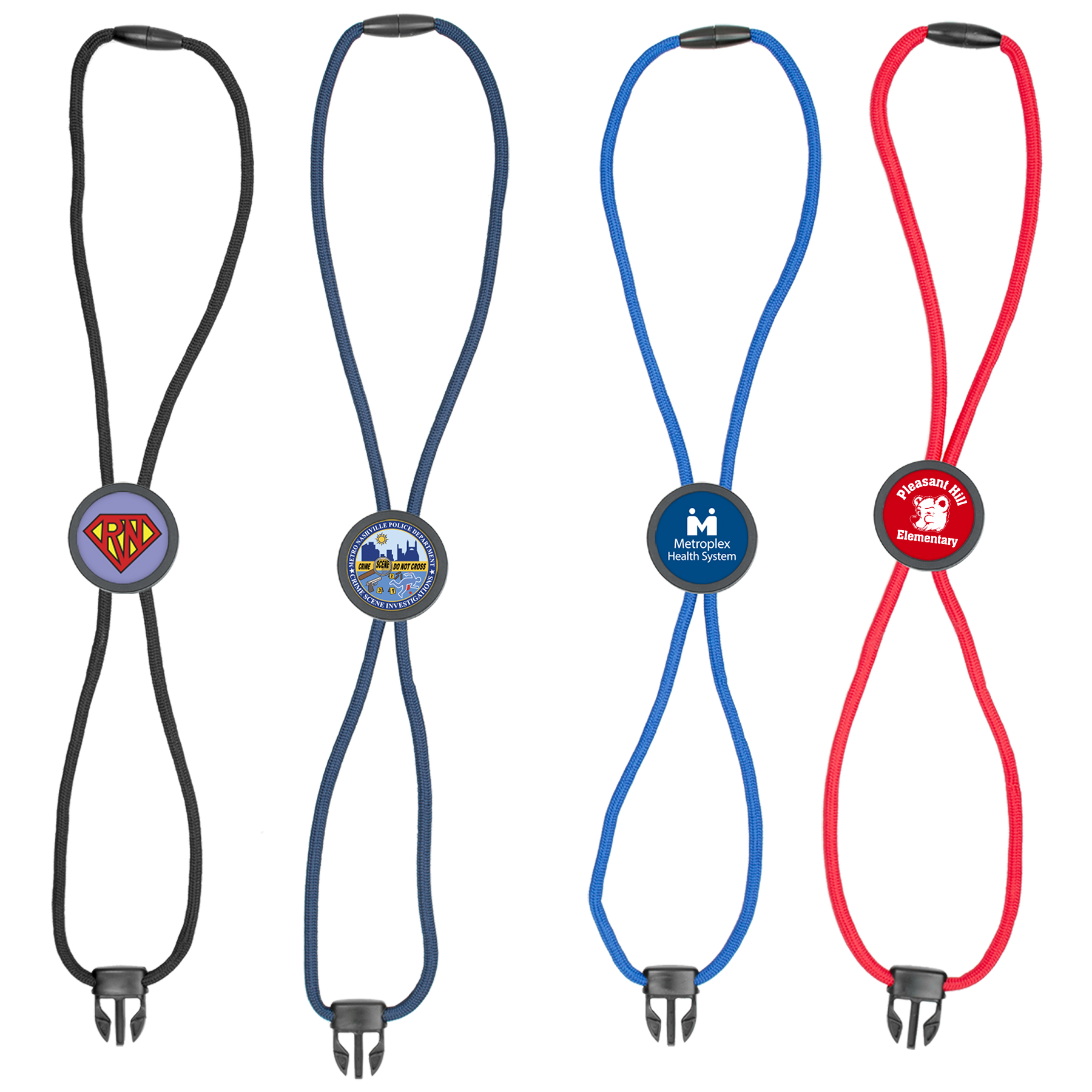 Picture of Braided Lanyard w/round slider