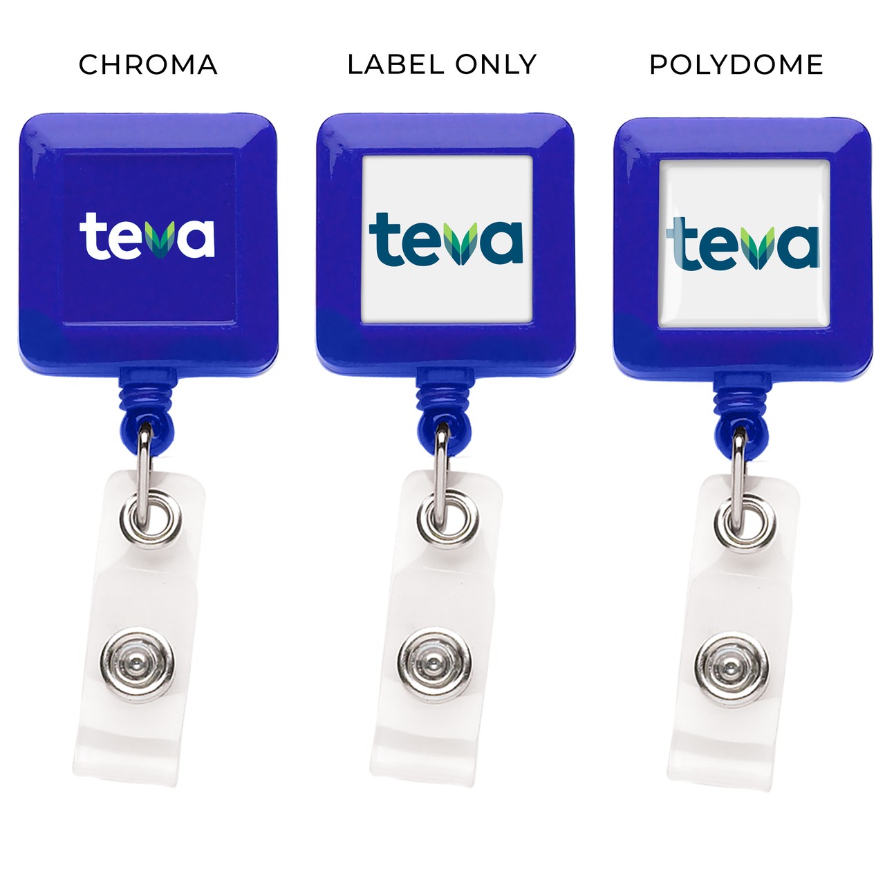 Picture of "Good" Square Retractable Badge Reel