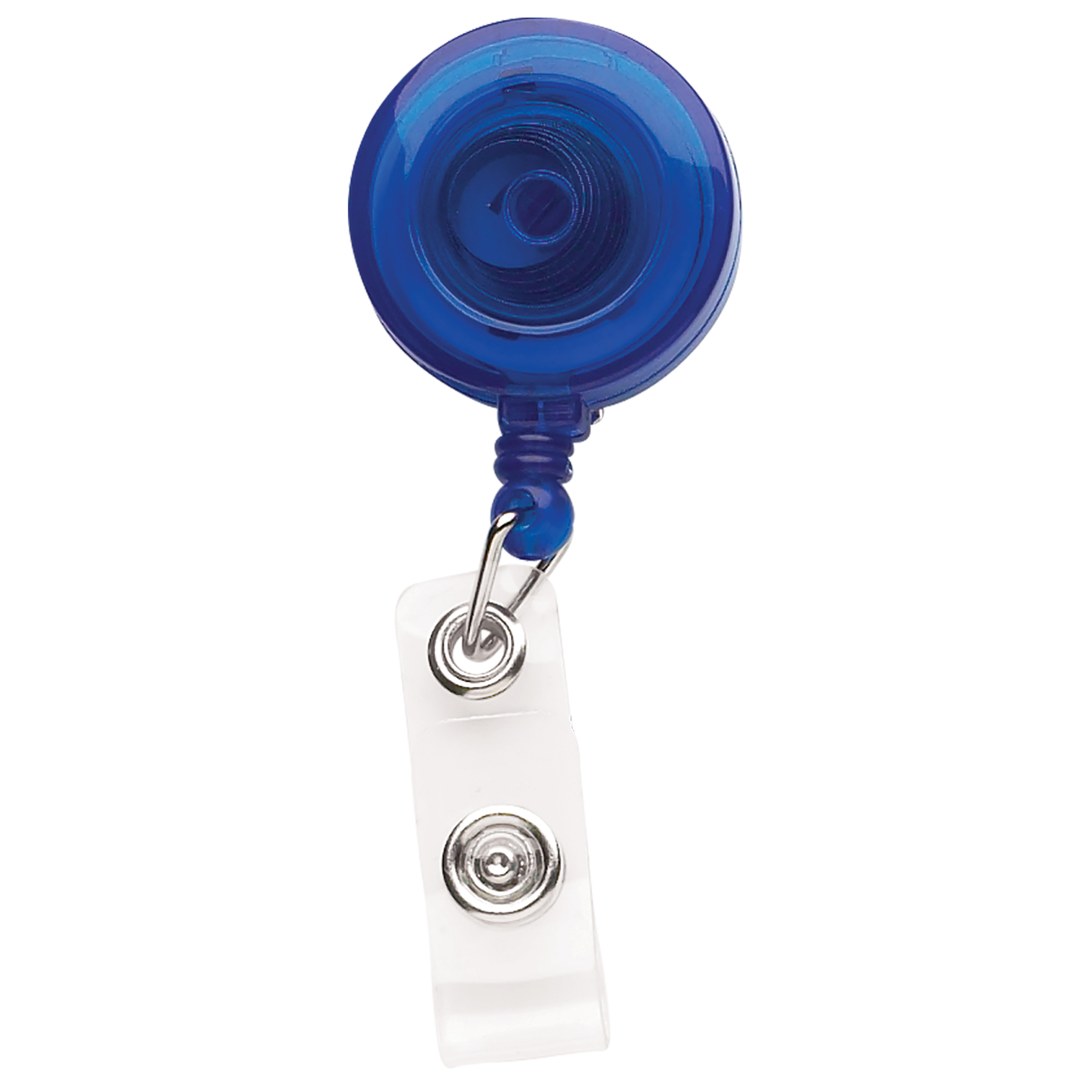 Picture of "Better" Translucent Round Retractable Badge Reel