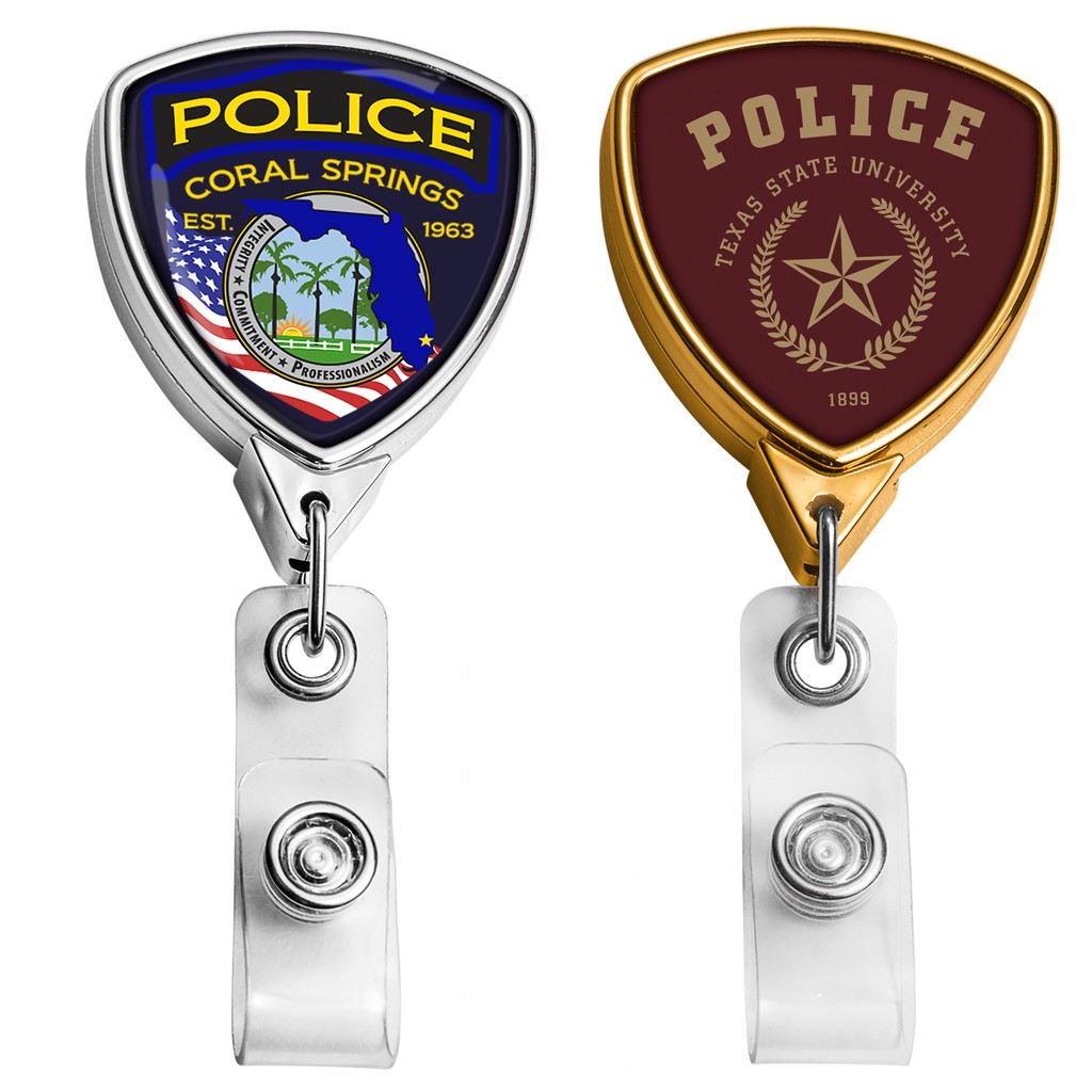 Picture of Metallic Finish Shield Badge Reel