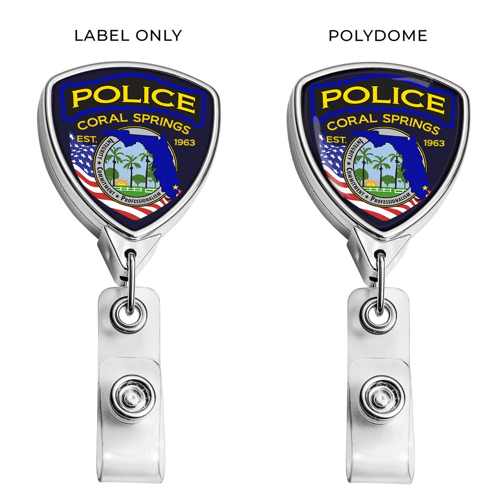 Picture of Metallic Finish Shield Badge Reel