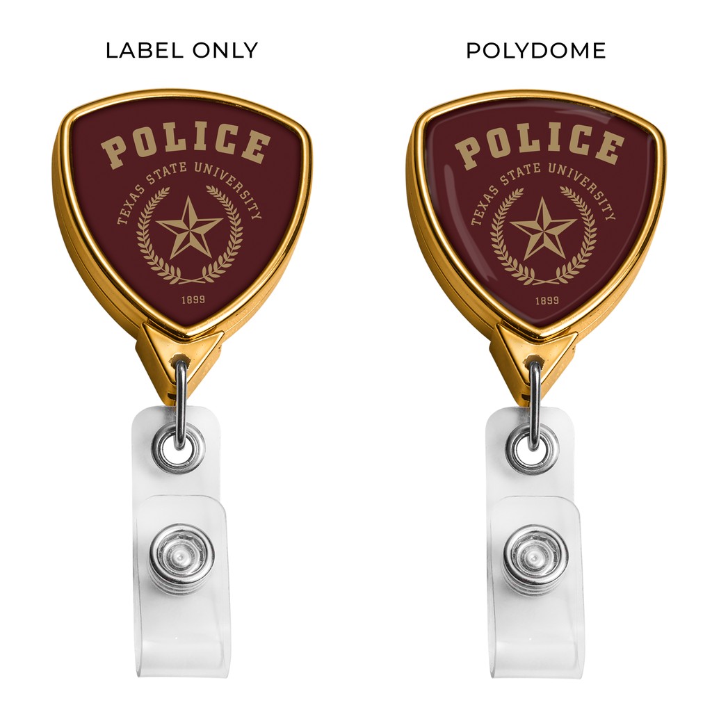 Picture of Metallic Finish Shield Badge Reel