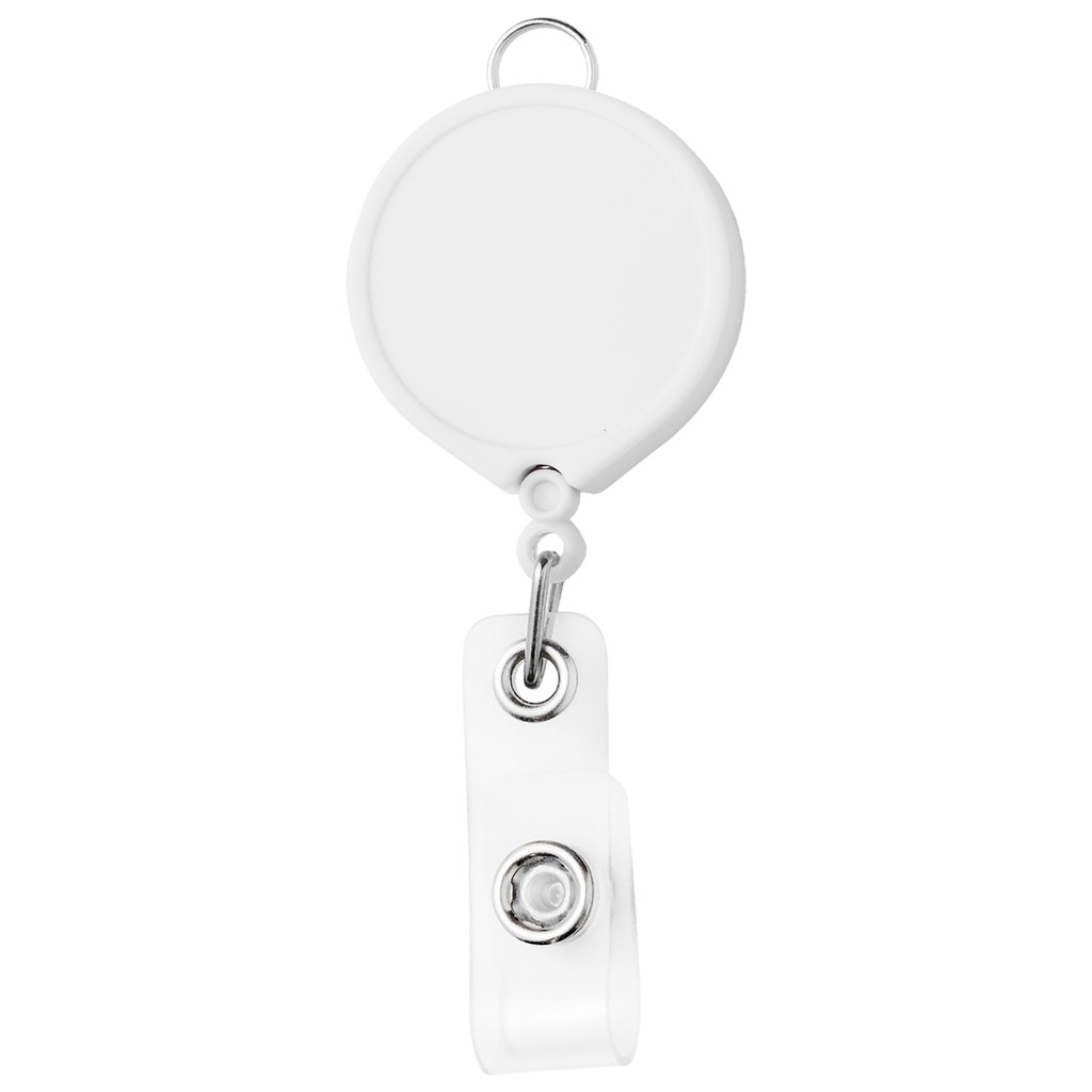 Picture of Large Face Retractable Badge Reel w/lanyard attachment - Opaque