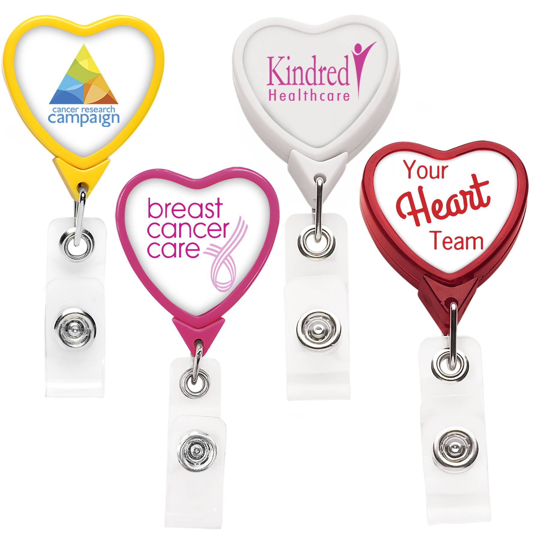 Picture of Heart Retractable Badge Reel