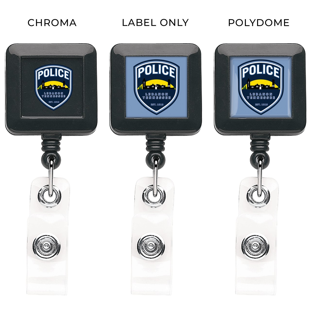 Picture of "Better" Square Retractable Badge Reel