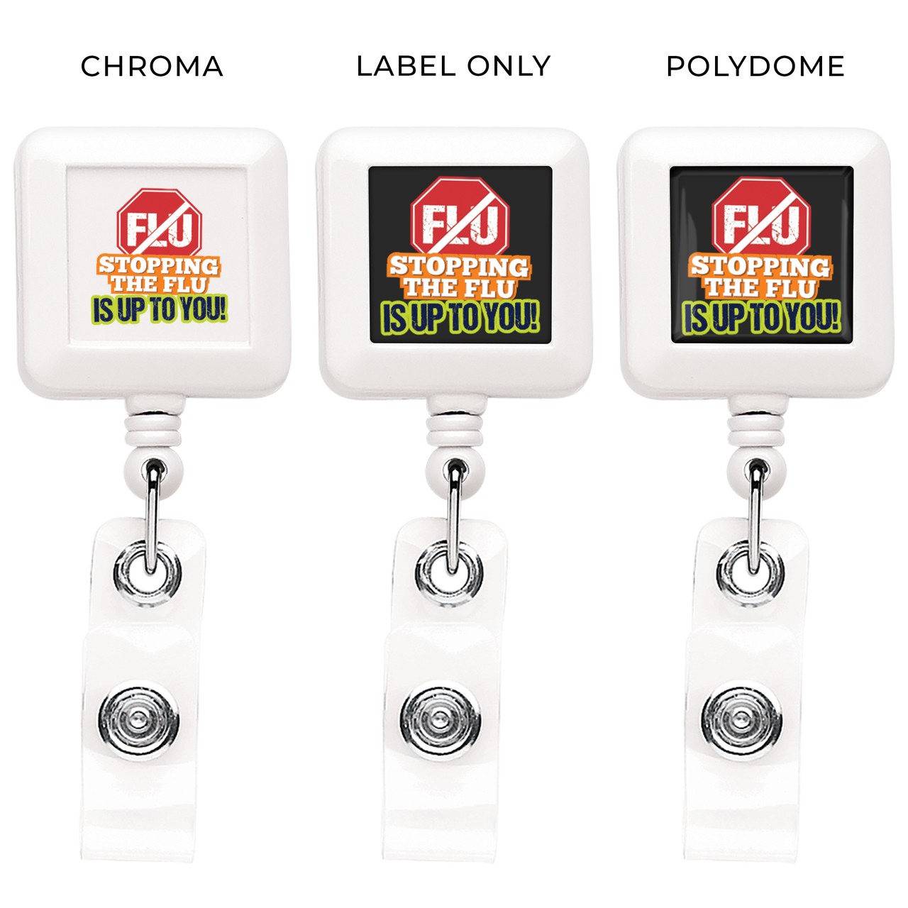 Picture of "Better" Square Retractable Badge Reel